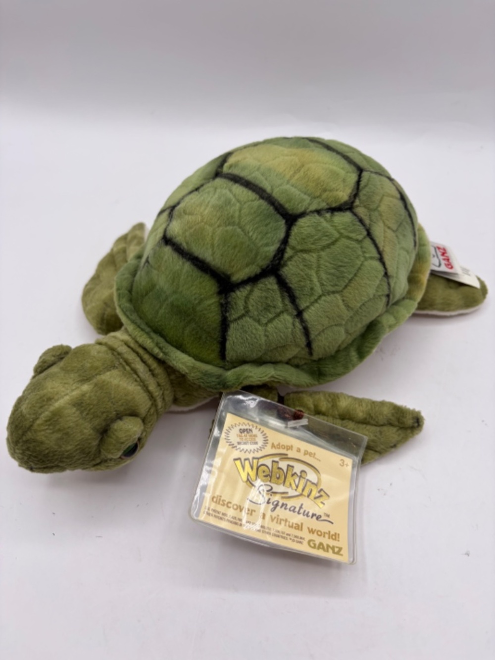NWT Webkinz Signature Sea Turtle Plush & Unused Code Retired Ganz